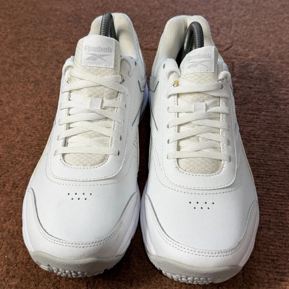 A+ Reebok Work N Cushion 4.0 White Slip Resistant Walking Shoes FU7354 Mens 8.5